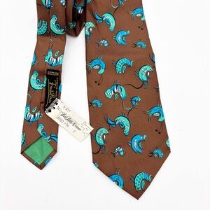 NWT Emilio Pucci Vintage Bird Tie